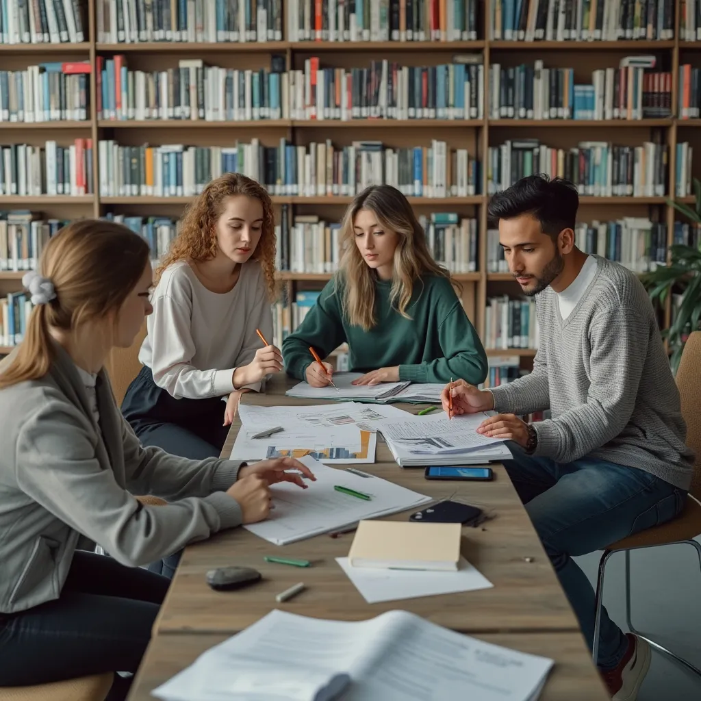 Студенты MBA обсуждают проект